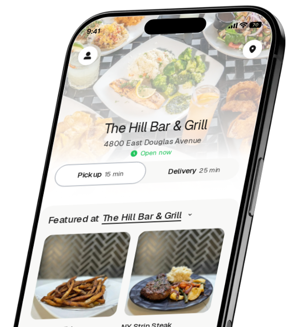 The Hill Bar & Grill app preview