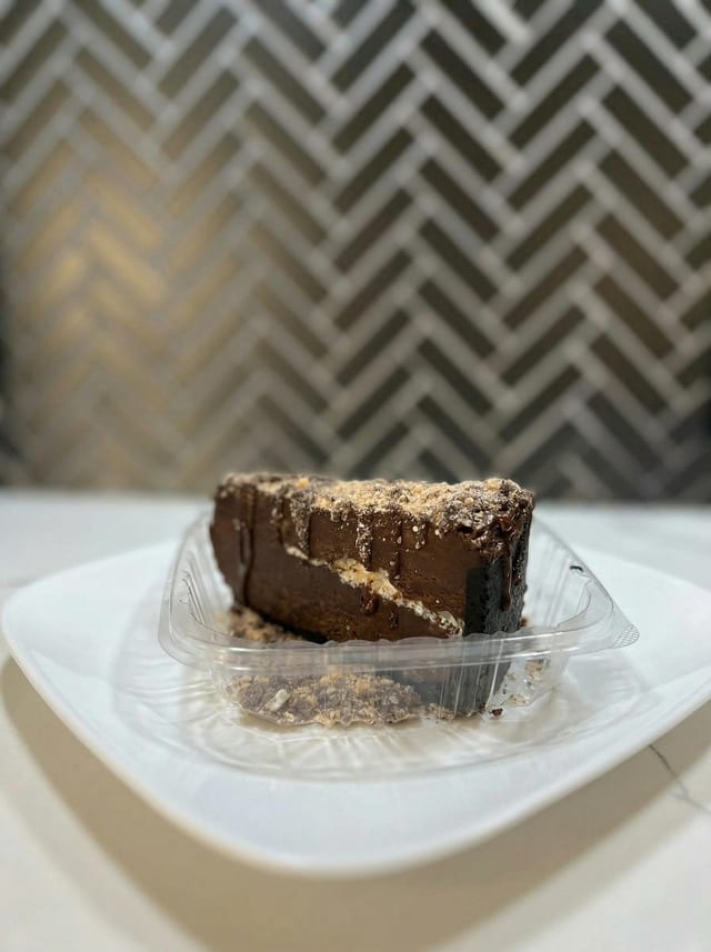 Chocolate Toffee Mousse Cake with Kahlua
