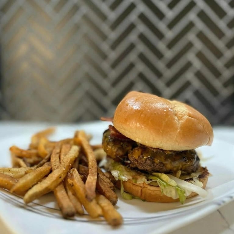 Delicious BBQ Bacon Burger and More
